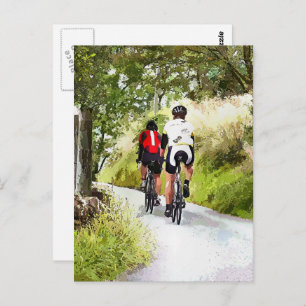 CYCLING POSTCARD