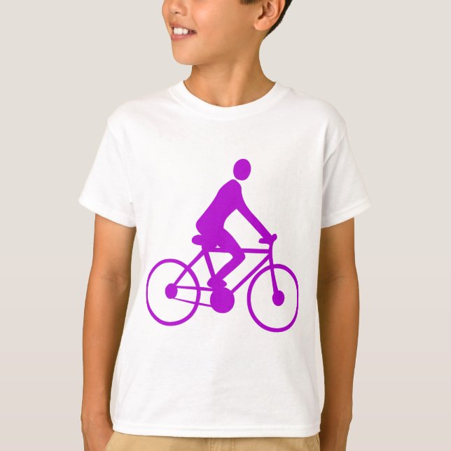 Cycling - Purple T-Shirt (Front)