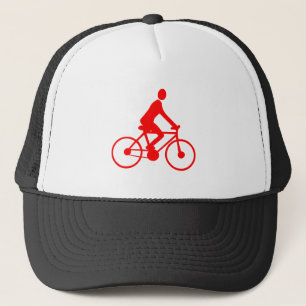 Cycling - Red Trucker Hat