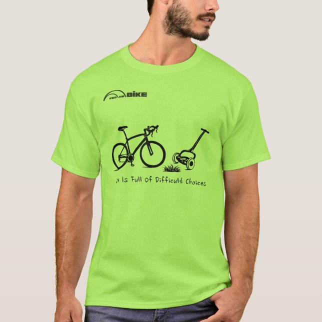 Cycling Shirt - Life is Full of Difficult Choices (Front)