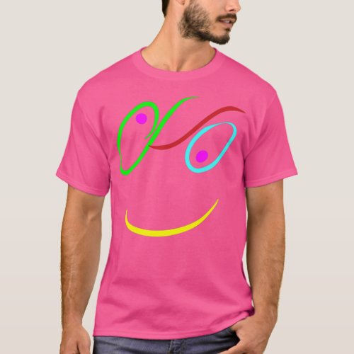 Cycling Smiling Bicycle Face    2  T_Shirt