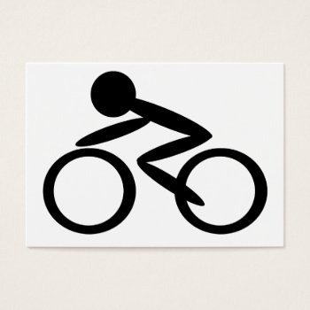 Cycling Stick Figure by CuteLittleTreasures at Zazzle