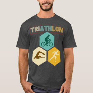 Cycling Swimming Running Triathlon T-Shirt