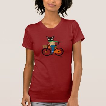Cycling T-shirt by BATKEI at Zazzle