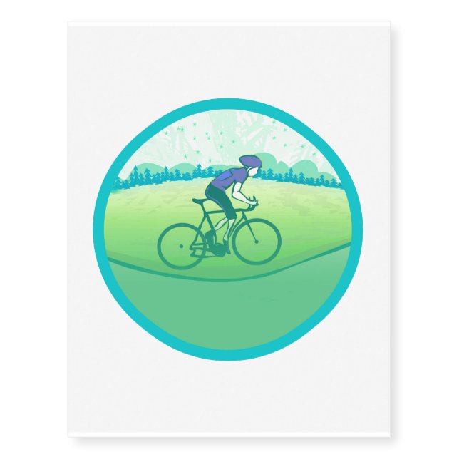 Cycling Temporary Tattoos (Front)