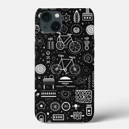 Cycling through the Patterns of Life iPhone 13 Case