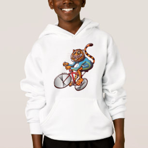 Cycling Tiger Hoodie
