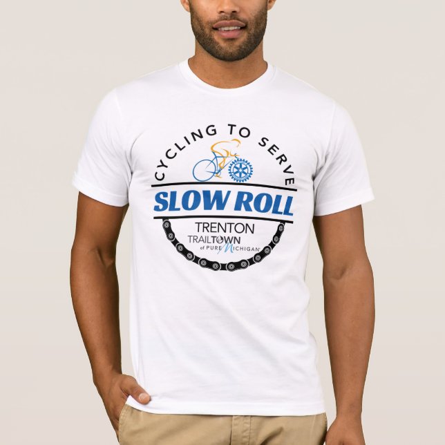 Cycling to Serve Trenton Slow Roll T-Shirt (Front)