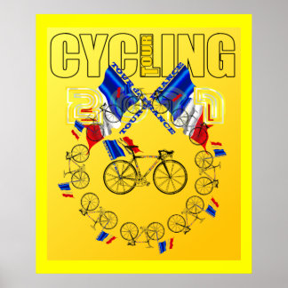 Cycling Tour 2011 Tour de France Sports Fan Poster