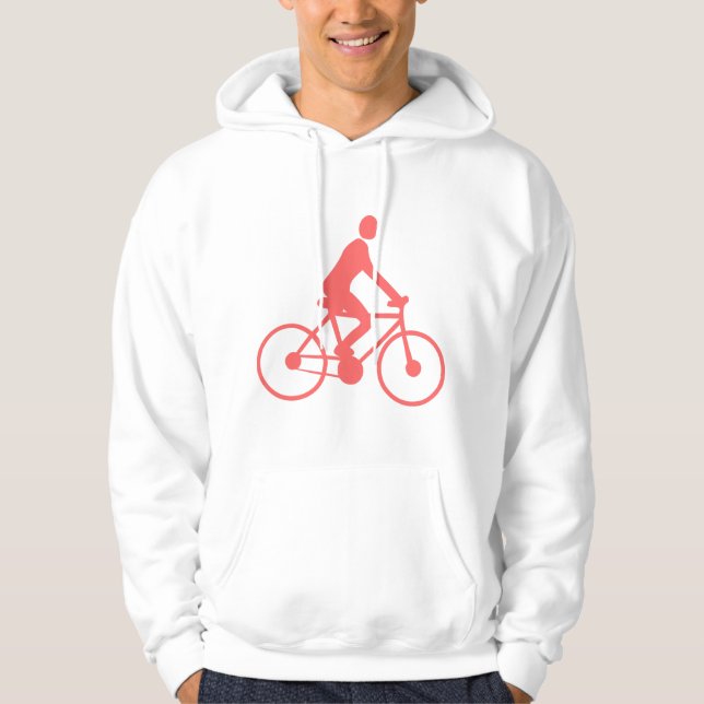 Cycling - Tropical Pink Hoodie (Front)