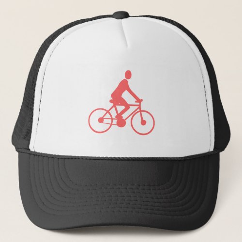 Cycling _ Tropical Pink Trucker Hat