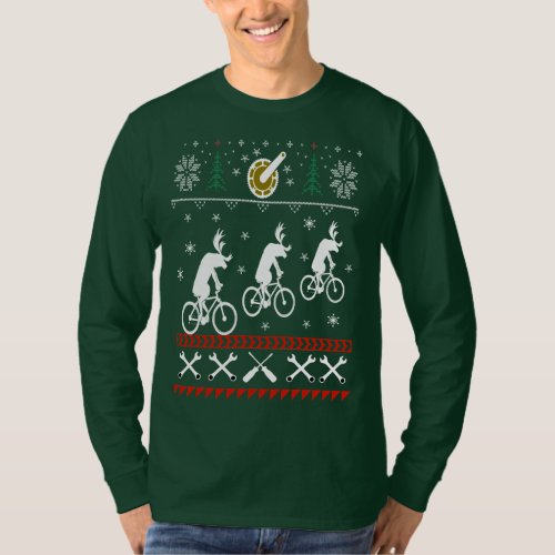 Cycling Ugly Christmas Sweater