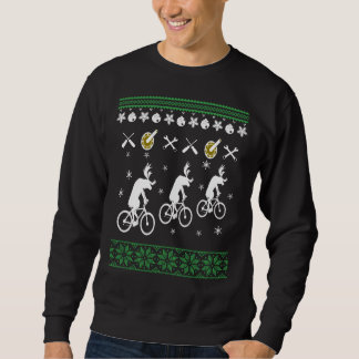 Cycling Ugly Christmas Sweatshirt