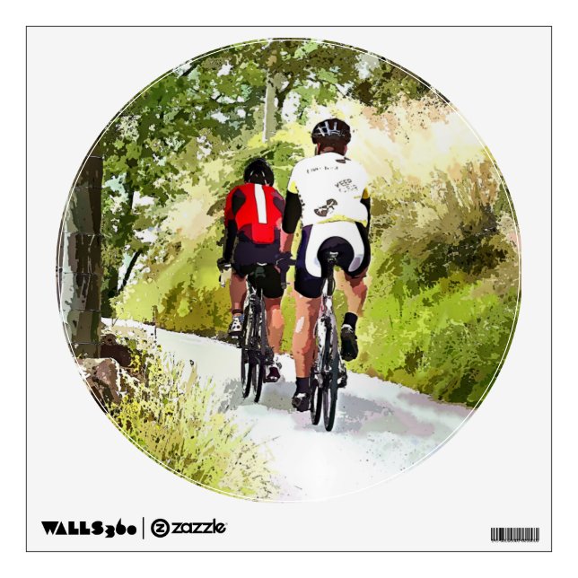 CYCLING WALL DECAL (Front)