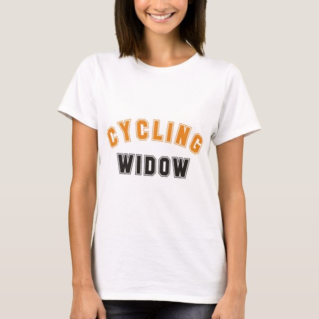 cycling widow T-Shirt (Front)
