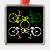 Cycling Yellow Green White Polka-Dot Jerseys