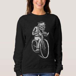 Cycling Zombies Bicycle Halloween Costume Sweatshirt