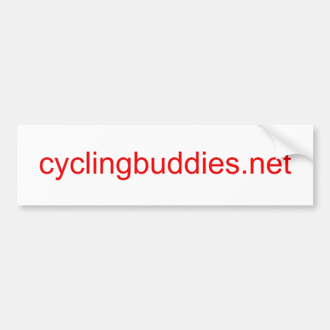 CyclingBuddies Bumper Sticker (Front)