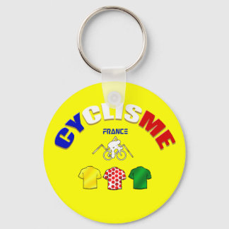 Cyclisme France Cycling Gift Ideas Keychain
