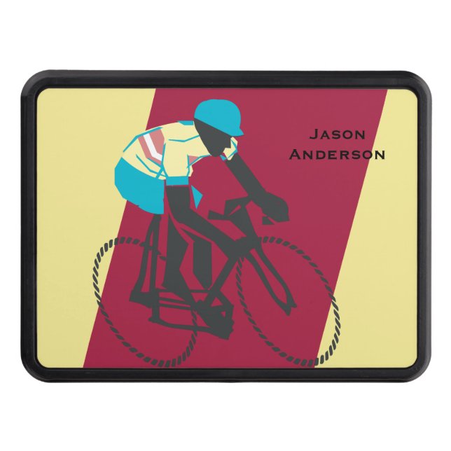 Cyclist #2 hitch cover (Front)