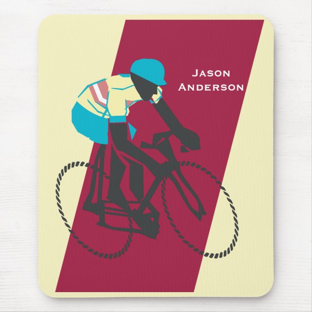 Cyclist #2 mouse pad (Front)
