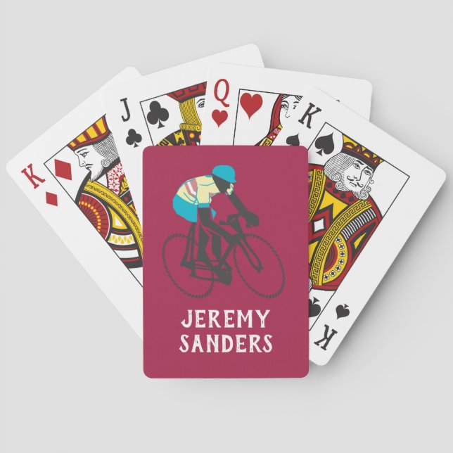 Cyclist #2 poker cards (Back)