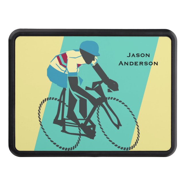 Cyclist #3 hitch cover (Front)
