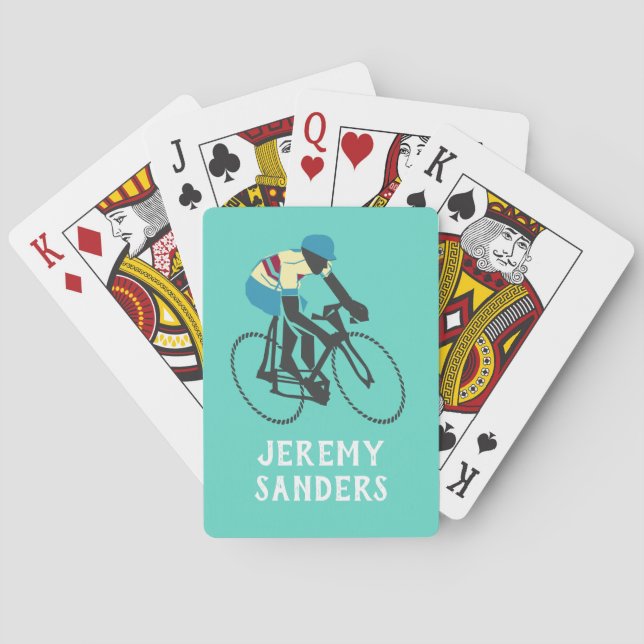 Cyclist #3 poker cards (Back)