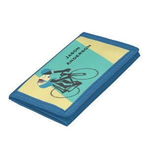 Cyclist #3 trifold wallet