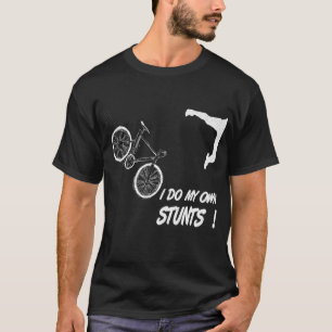Cyclist bike, bicycle crash accident humor funny b T-Shirt