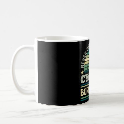 Cyclist born in 1950 80th Birthday Cycling Bicycle Coffee Mug