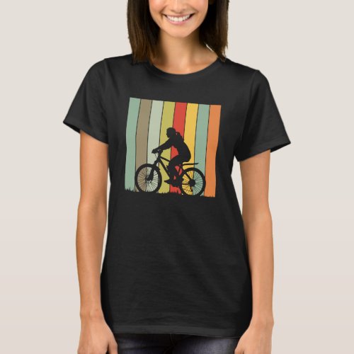 Cyclist Cycling Bicycle Retro Vintage Gift Women T_Shirt