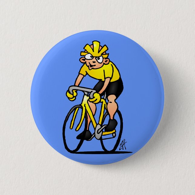 Cyclist - Cycling Button (Front)