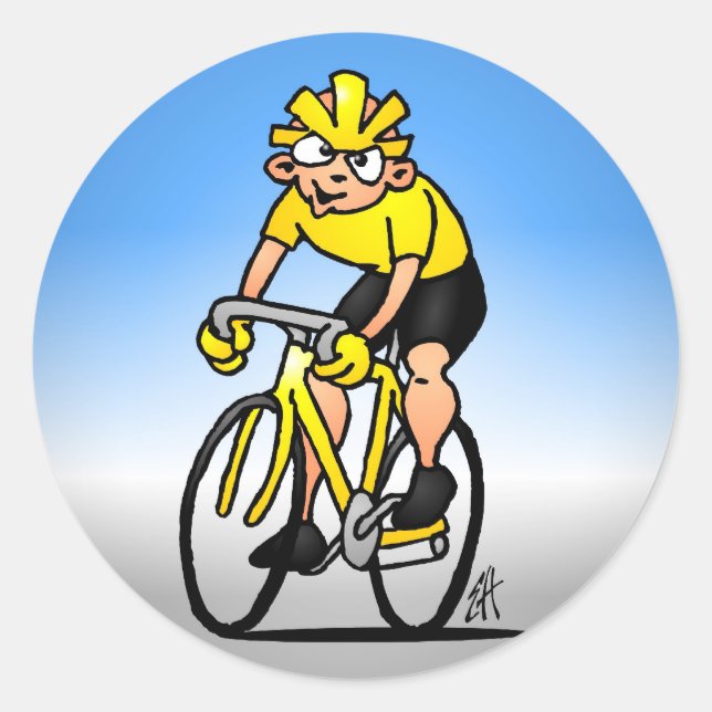 Cyclist - Cycling Classic Round Sticker (Front)