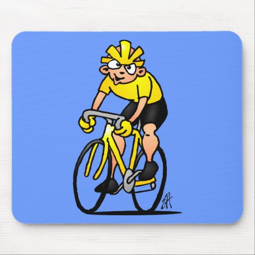 Cyclist _ Cycling Mouse Pad