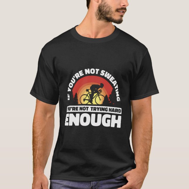 Cyclist Father Cycle Bicycle - Racing Bike Cycling T-Shirt (Front)