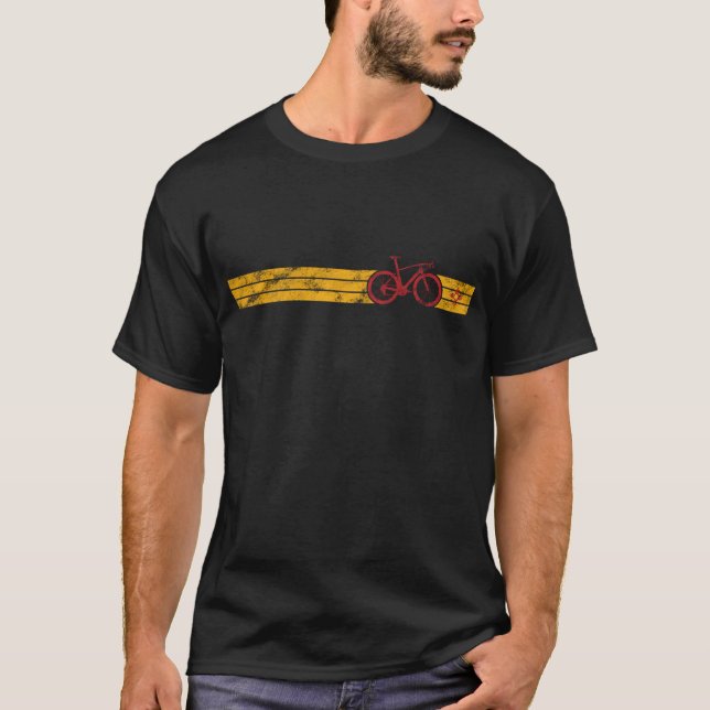 Cyclist Flag New Mexico NM Zia Love Bike Racing T-Shirt (Front)