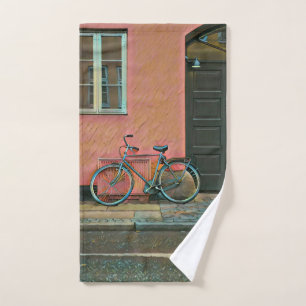 Cyclist gifts for her hand towel