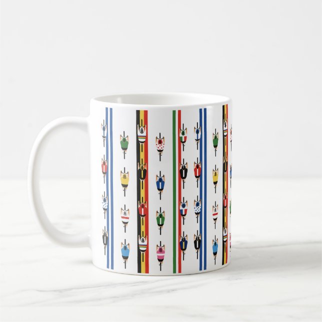 Cyclist Group Coffee Mug (Left)