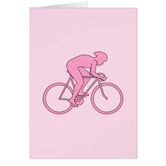 Cyclist in Pink (Front)