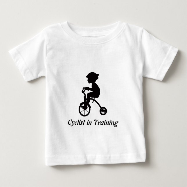 Cyclist in Training Baby T-Shirt (Front)