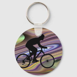 Cyclist Keychain