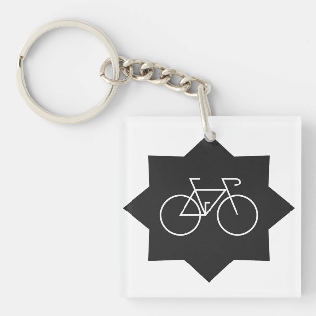 Cyclist Keychain (Front)