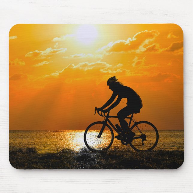 Cyclist Mouse Pad (Front)