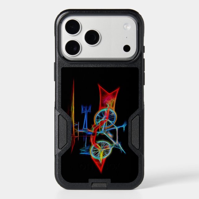 “Cyclist phone case” Otterbox iPhone Case (Back)
