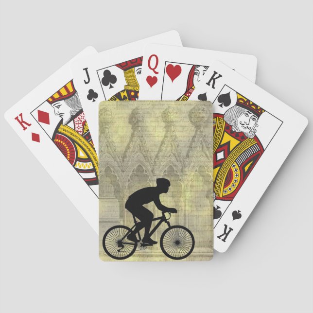 Cyclist Playing Cards (Back)
