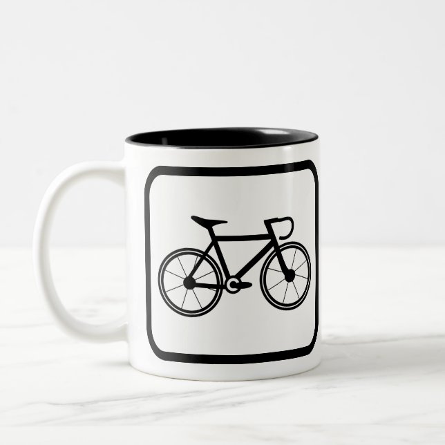 Cyclist Pro Two-Tone Coffee Mug (Left)