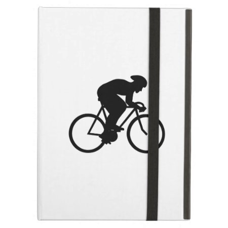 Cyclist Silhouette. Ipad Air Cover