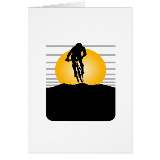 Cyclist T-shirts and Gifts. Cards (Front)