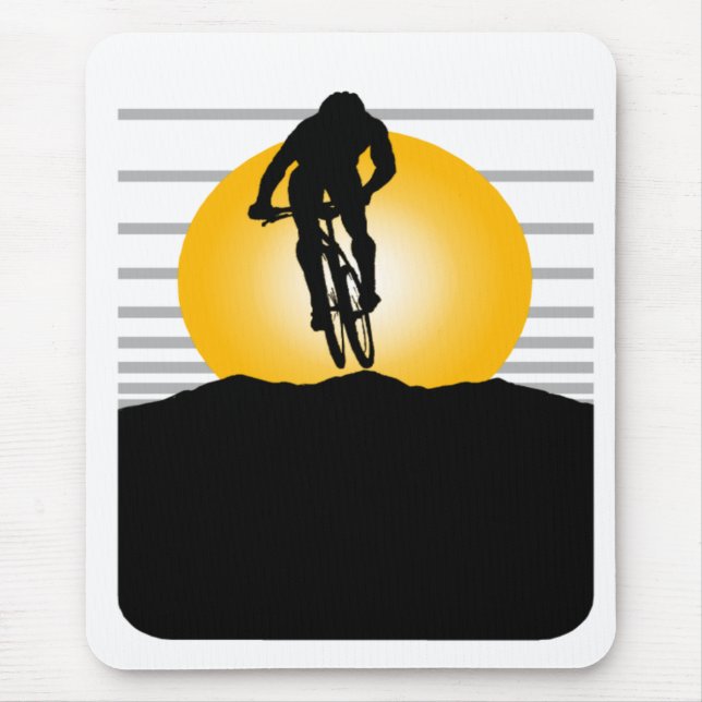 Cyclist T-shirts and Gifts. Mouse Pad (Front)